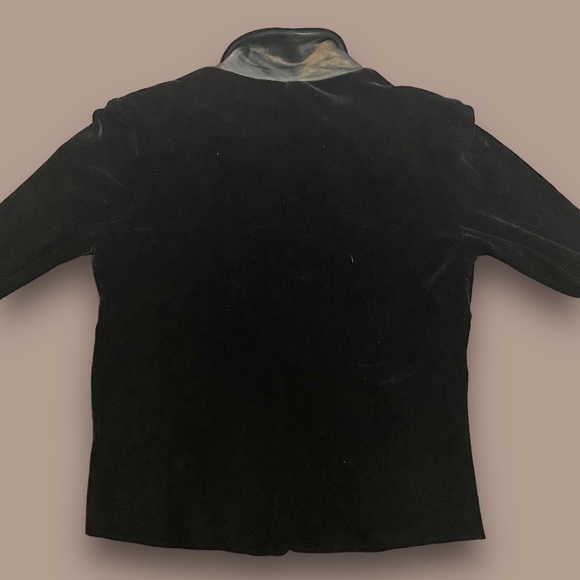 Vintage Mica Velvet Single Button Jacket SZ S/P - Picture 2 of 7
